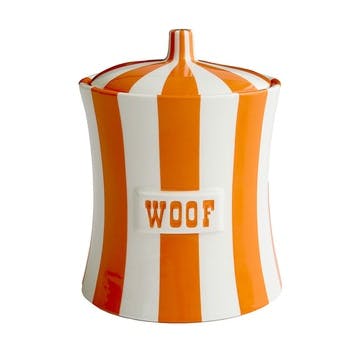 Vice Woof Canister, Orange & White