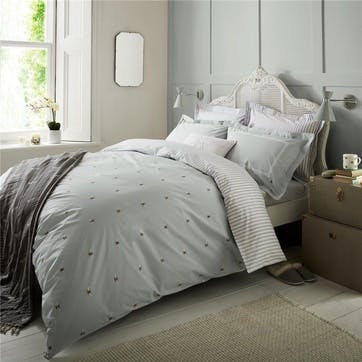 King size bedding set, 230 x 220cm, Sophie Allport, Bees, duckegg