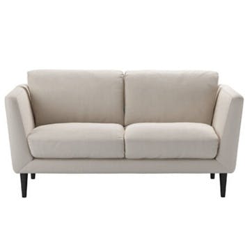 Holly, Two Seat Sofa, Taupe Brushed Linen Cotton