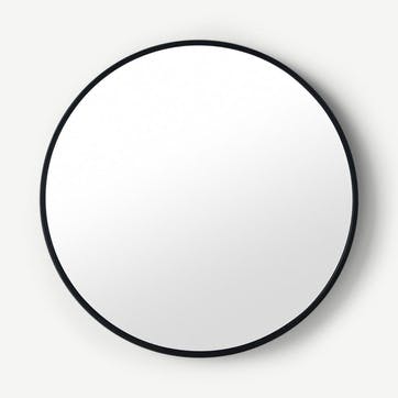 Bex, Round Mirror, Large, Black
