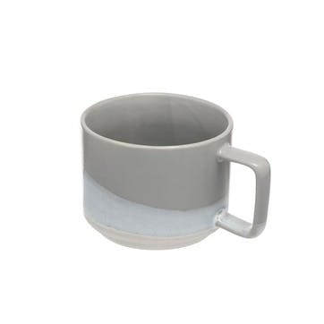 Two Tone Mug , 400ml, Pastel Grey