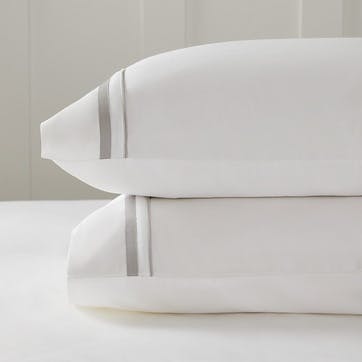 Cavendish Pillowcase, Standard, Mink