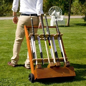 Championship 6 Player Croquet Set with Trolley