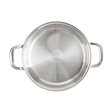 Stainless Steel Sheet - Ceramic Non-Stick Sauté Pan 28cm, Silver