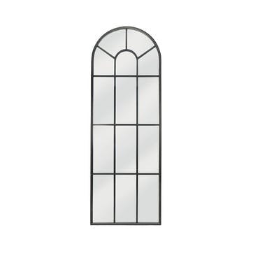 Arched mirror, H170 x W60 x D3cm, Garden Trading Company, Fulbrook, Black