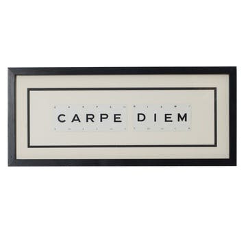 'Carpe Diem' Word Frame