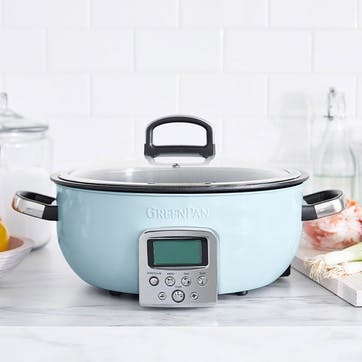 Non-Stick Multicooker, 5.6L, Blue Haze