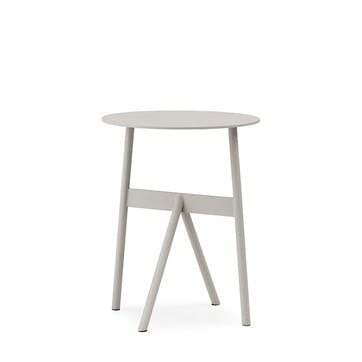 Stock Side Table H46 x D37cm, Warm Grey