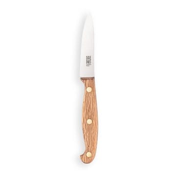 Heritage Oak Vegetable Knife 8cm,