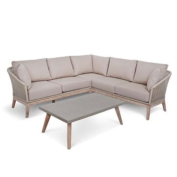 Lynton Corner Sofa Set, Grey