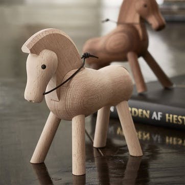 Horse Wooden Figurine, Beech