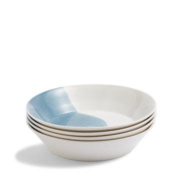 Signature 1815 Set of 4 Pasta Bowls D23cm, Blue