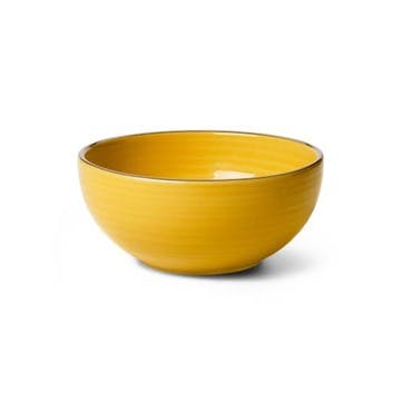Colour Bowl D15cm, Saffron Yellow