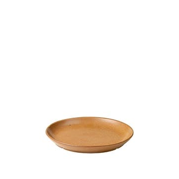 Eli Set of 4 Dessert Plates D20cm, Caramel Brown