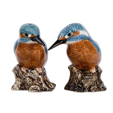 Kingfisher Salt & Pepper Shakers H9cm Blue