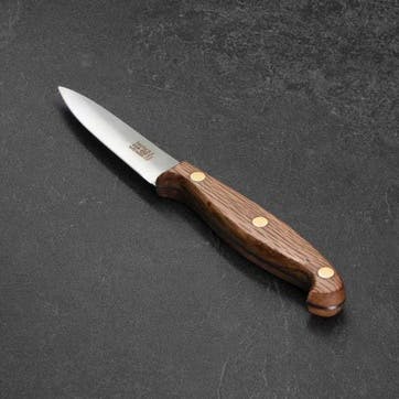 Heritage Oak Vegetable Knife 8cm,