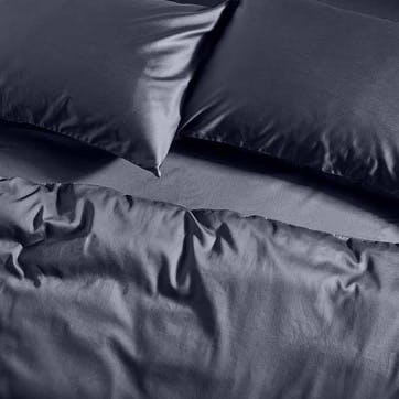 Luxe Cotton Pair of Standard Pillowcases, Ink
