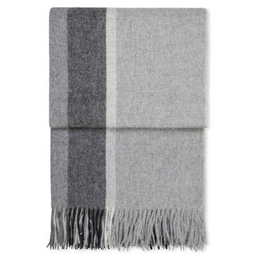 Manhattan Throw, H130 x W200cm, Grey