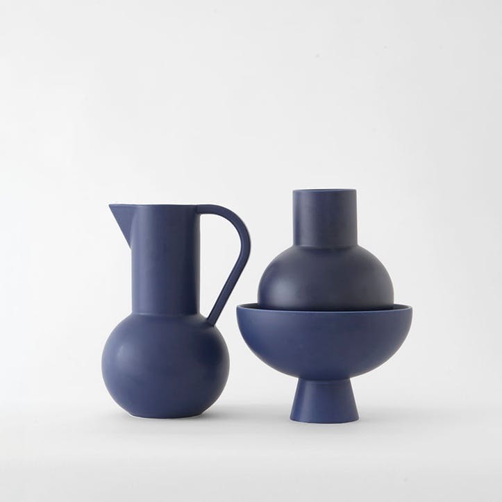 Storm Vase H24cm, Blue