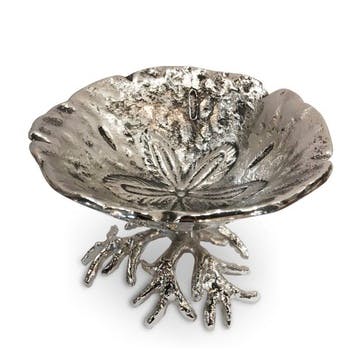 Coral Bowl D14cm, Silver