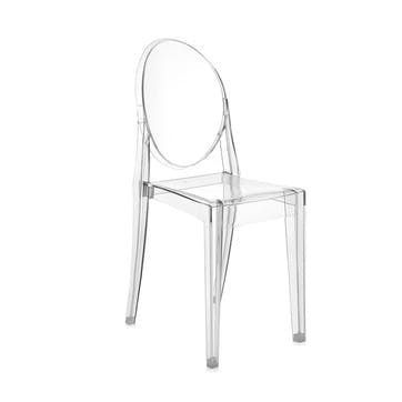 Victoria Ghost, Pair of Dining Chairs, Crystal