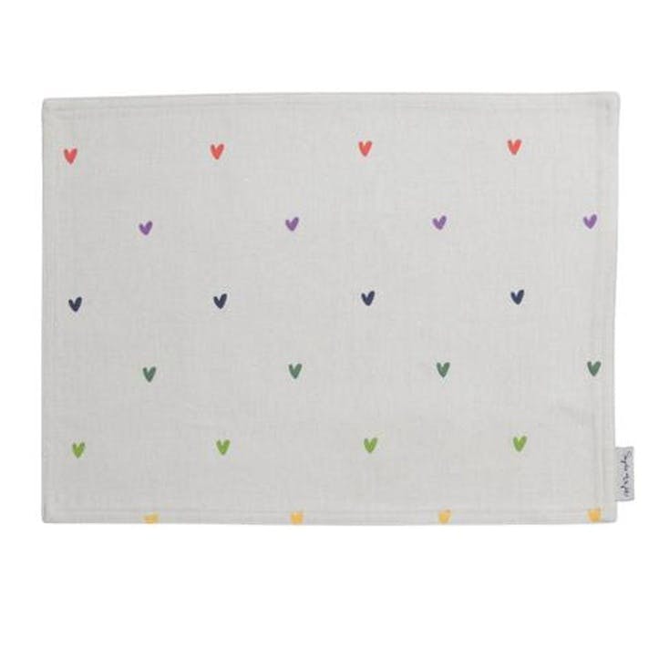 Hearts, Fabric Placemat