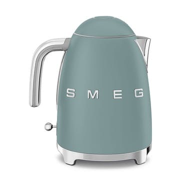 50's Style Cordless Electric Kettle  1.7L, Emerald Green