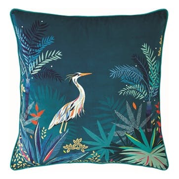Cushion, 50 x 50cm, Sara Miller London, Heron, multi