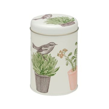 Cactus & Bird  Round Caddy 24cm X 10cm X 7cm