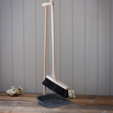 Dustpan and Brush with Beech Handle