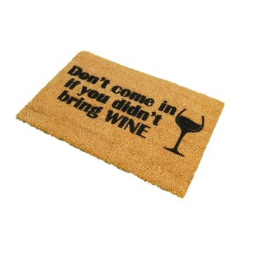 Without Wine Doormat