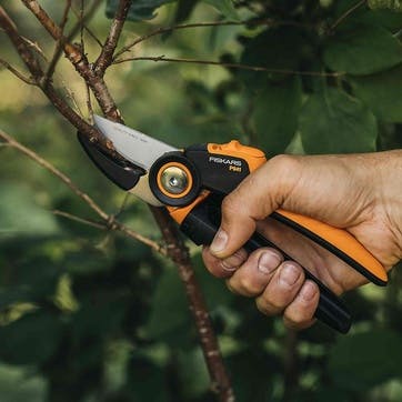 Xseries PowerGear Secateurs/Pruner anvil L P941, Black/Orange