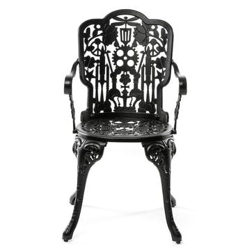 Armchair, H94 x L52 x D55cm, Seletti, Industry, Black