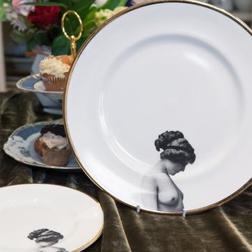 Modern Surrealist The Girl Dinner Plate