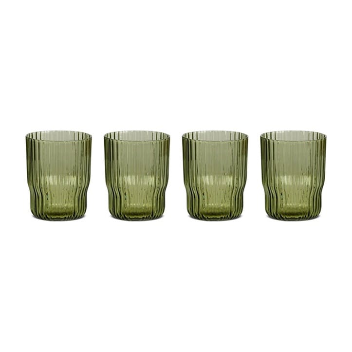 Fali Set of 4 Tumblers 250ml, Olive