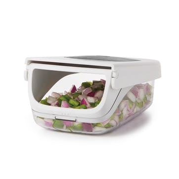 Vegetable Chopper With Easy Pour Opening, OXO