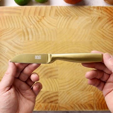 Paring knife 8.5cm, Satin Gold