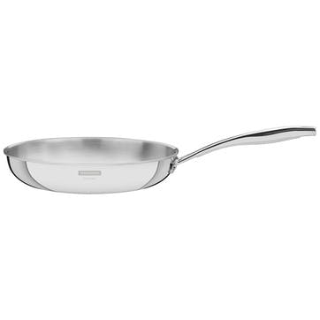 Grano Tri-Ply Shallow Frying Pan, Stainless Steel, 26cm