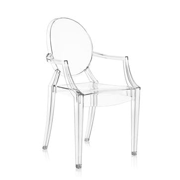 Louis Ghost Armchair, Crystal