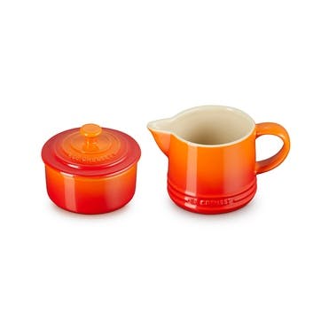 Stoneware Milk & Sugar Set, Volcanic