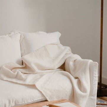Duitama Woollen Blanket 140 x 210cm, Plain White