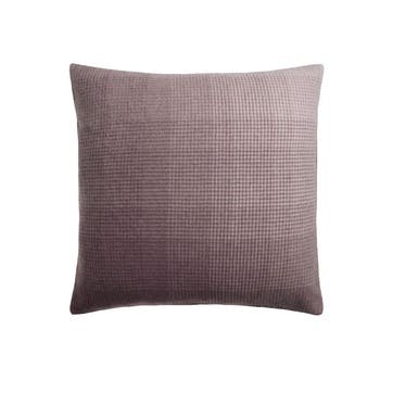 Horizon Cushion, 50 x 50cm, Plum/Cognac