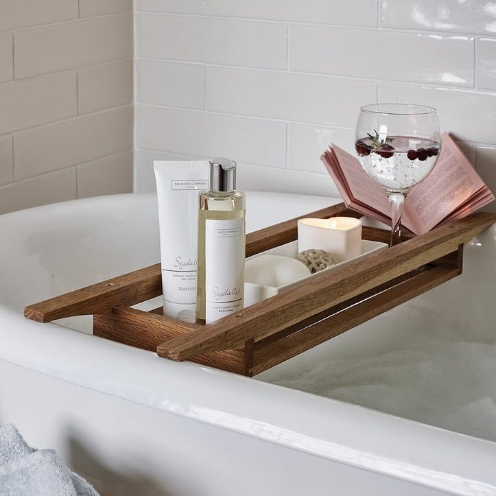 Wooden Bath Tidy, Oak