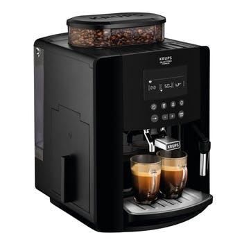 Digital Bean To Cup Machine, H48 x W38.5 x D28.8cm, Krups, Arabica, Black