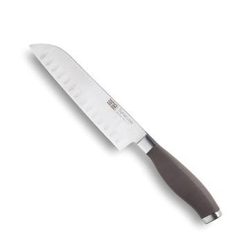 Syracuse Soft Grip Santoku Knife 18cm, Grey
