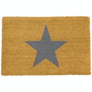 Artsy Star Doormat, Grey