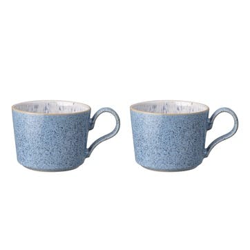 Studio Blue Brew Coffee Cup, Set Of 2