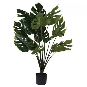 Faux Potted Monstera Palm