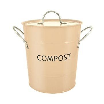Cream Compost Pail, 3.2l