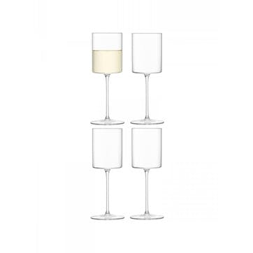 LSA Otis White Wine Glass, Set of 4, 240ml